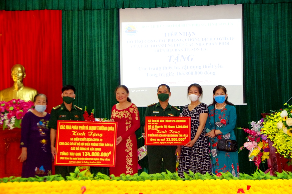 Tiếp sức cho Bộ đội Biên phòng tỉnh phòng, chống dịch Covid-19